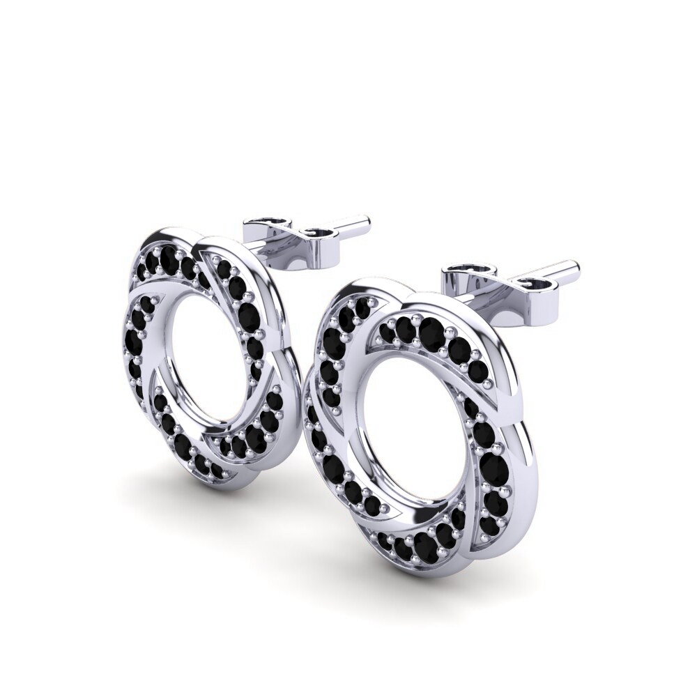 Black Sapphire Women's Earring Besalet