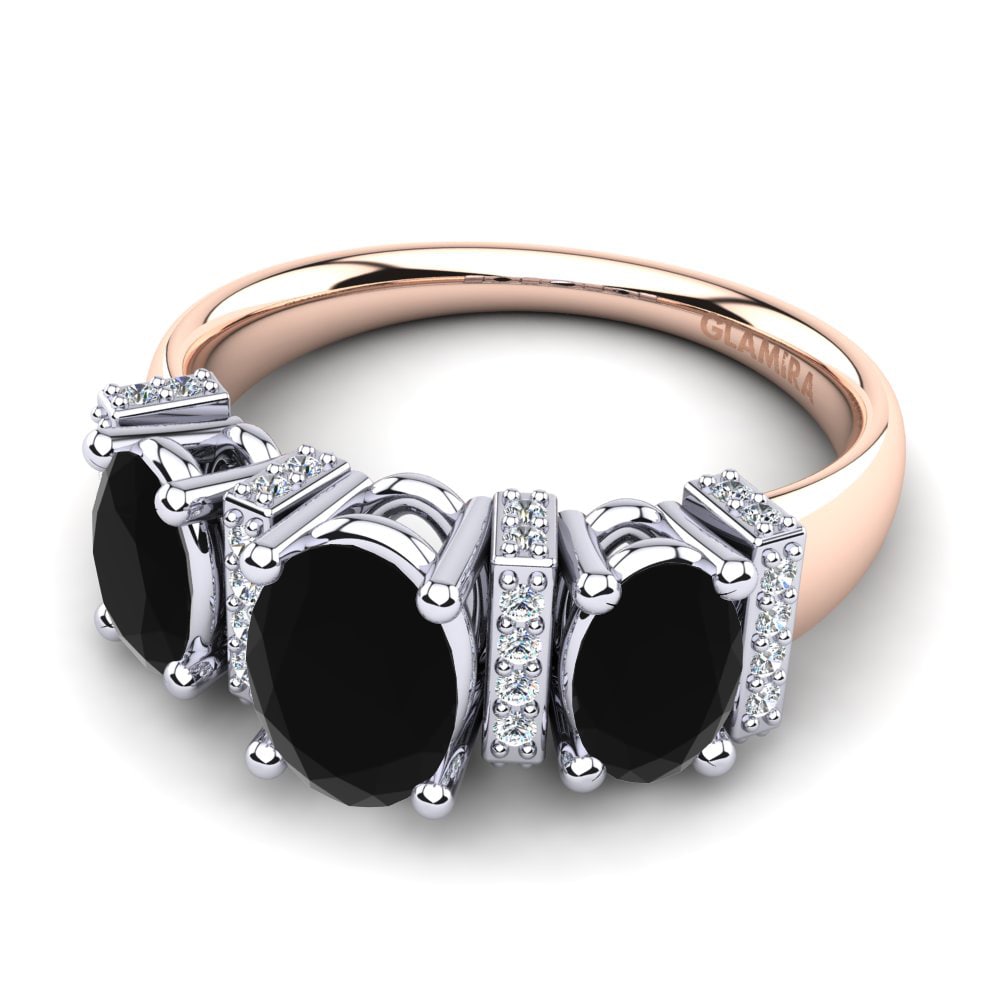 Black Onyx Engagement Ring Jaluite