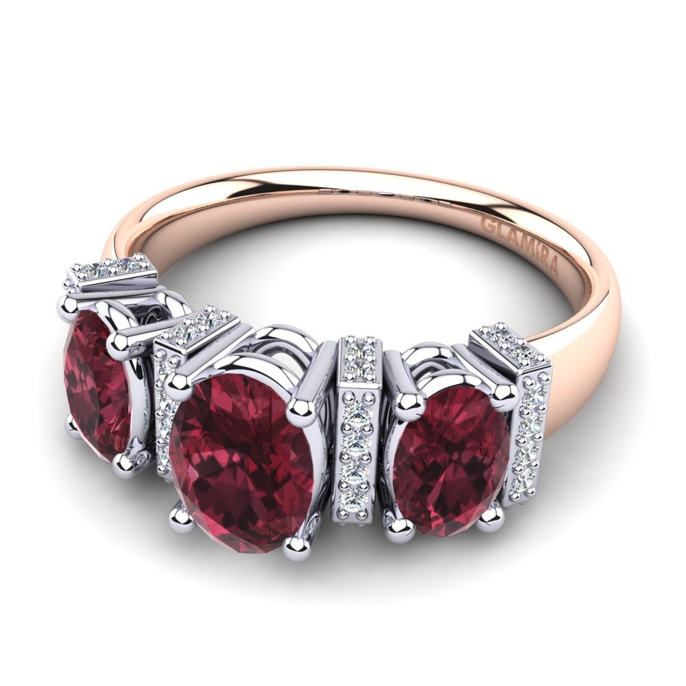 Garnet Engagement Ring Jaluite
