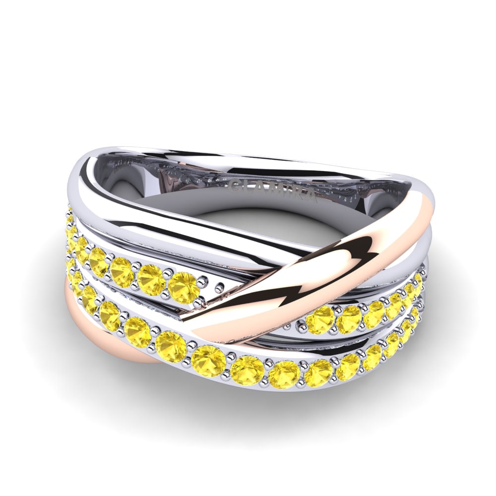 Yellow Sapphire Ring Cesarina