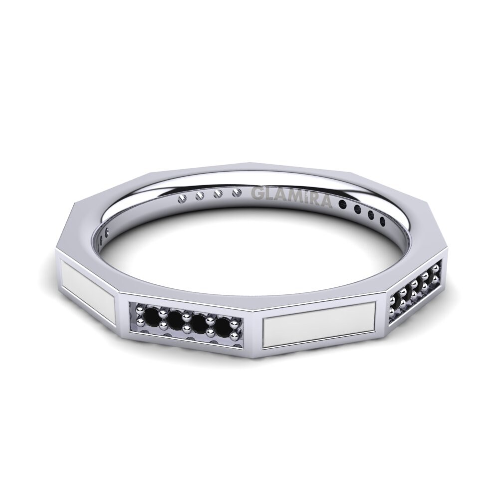 Schwarzer Diamant Ring Clotilde