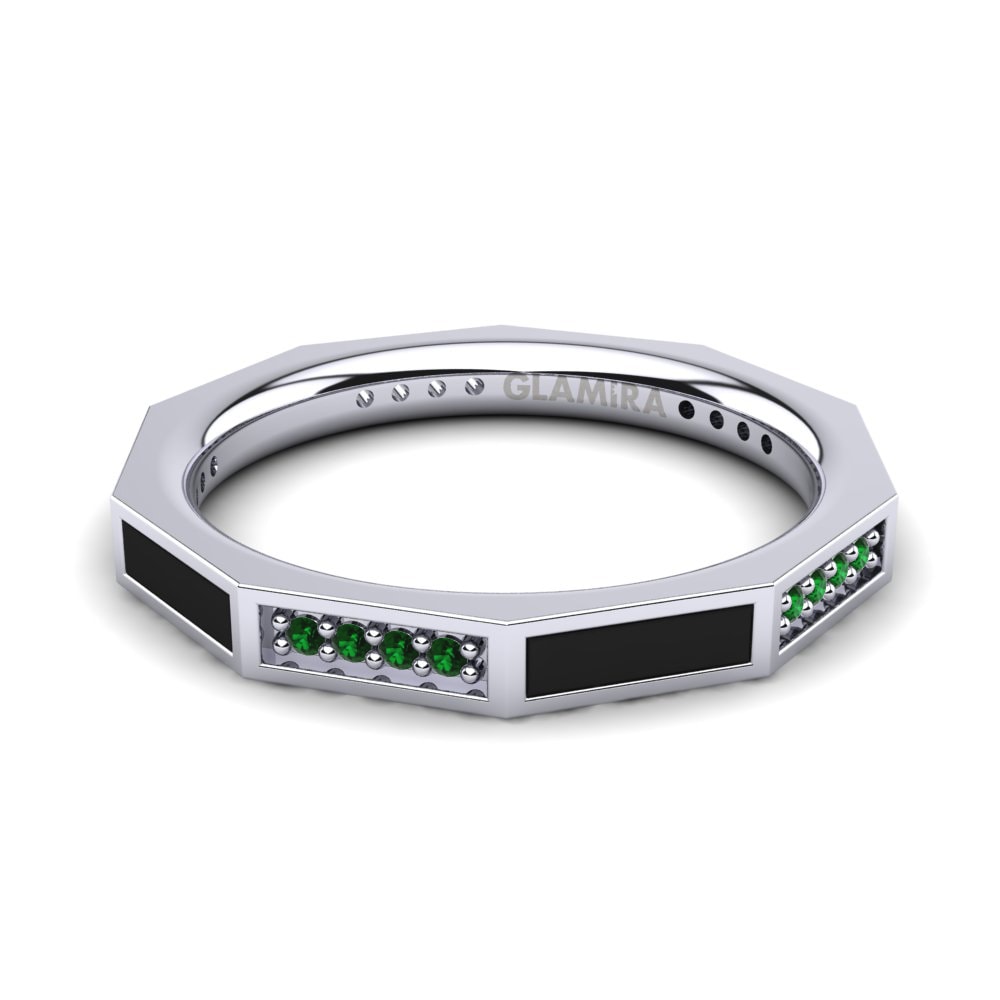 Green Zirconia Ring Clotilde
