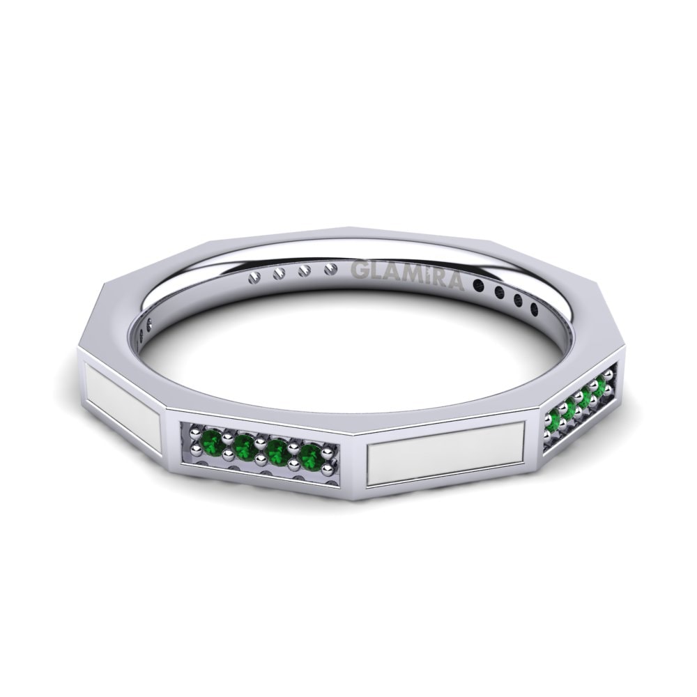Grüner Zirkonia Ring Clotilde