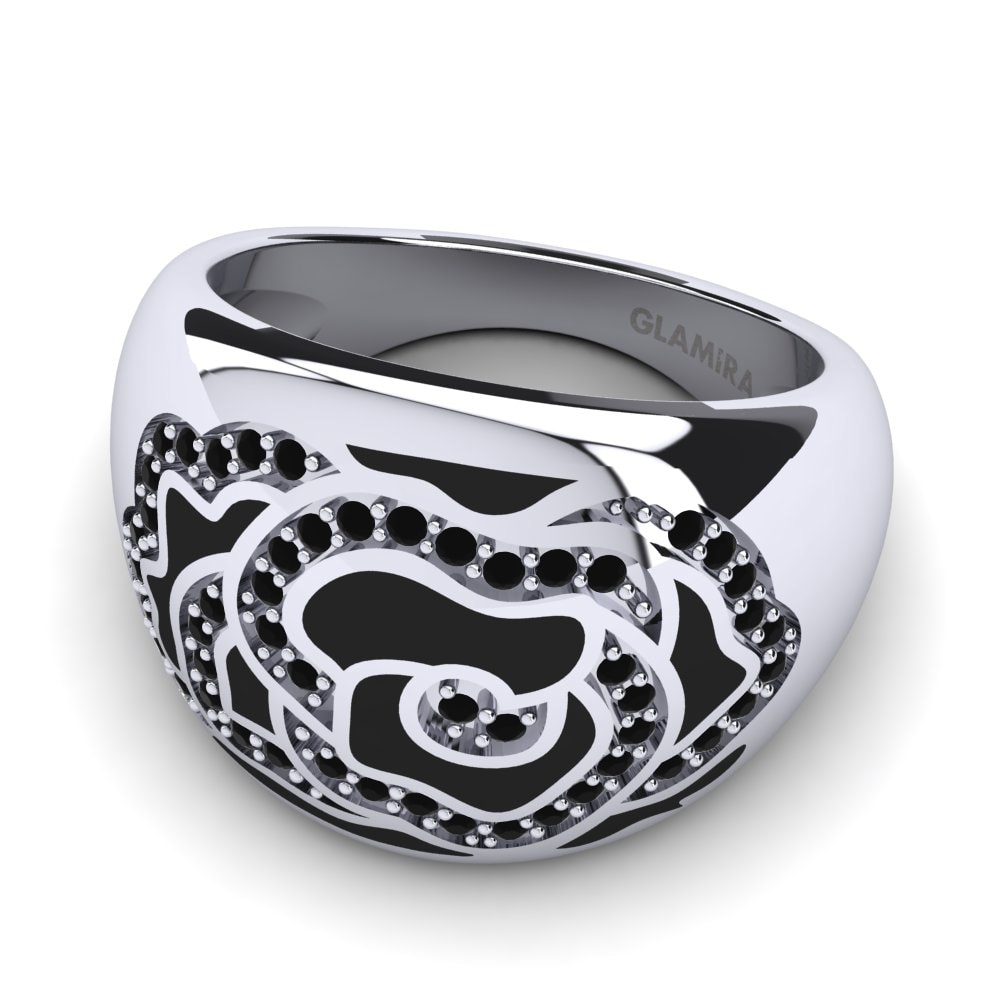 Black Sapphire Ring Costanza