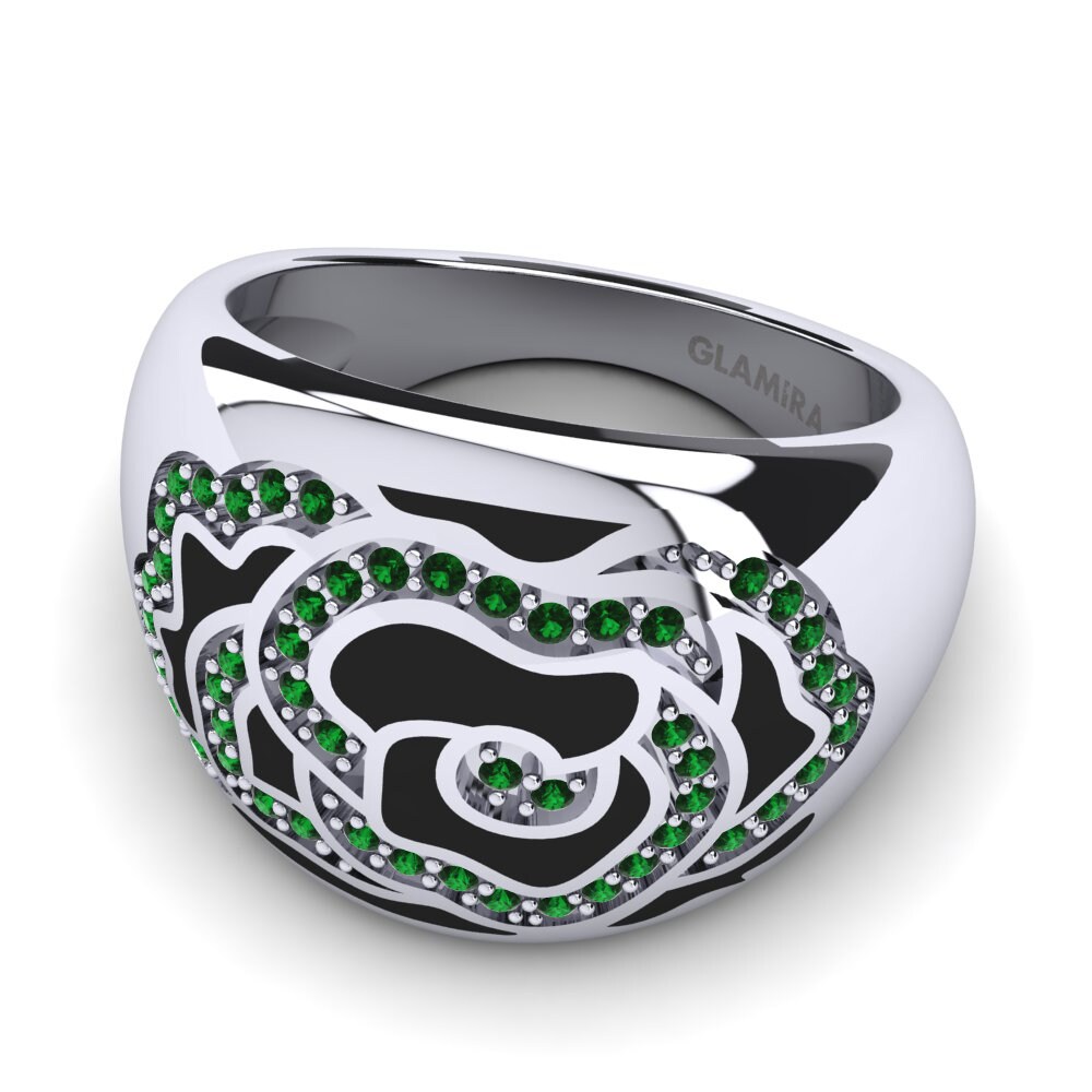 Green Zirconia Ring Costanza