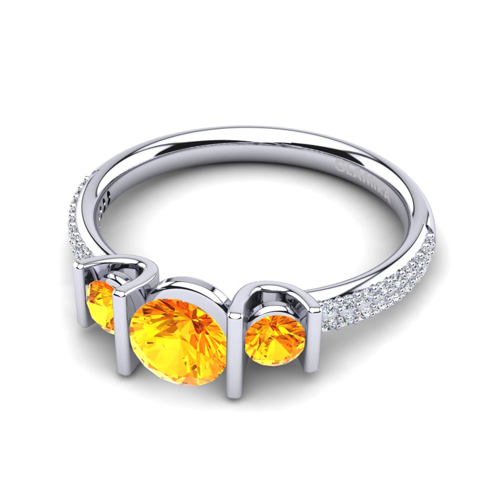 Citrine Engagement Ring Cotta