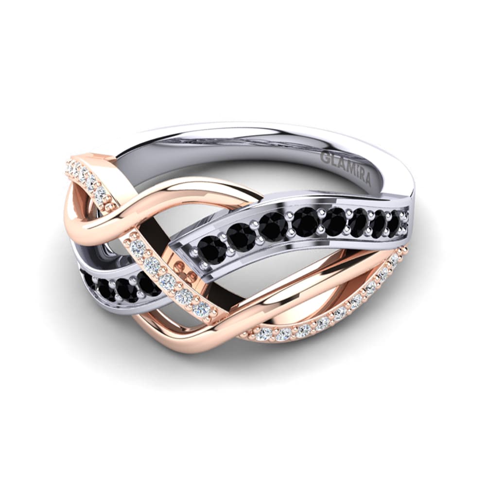 Schwarzer Diamant Ring Cristophia
