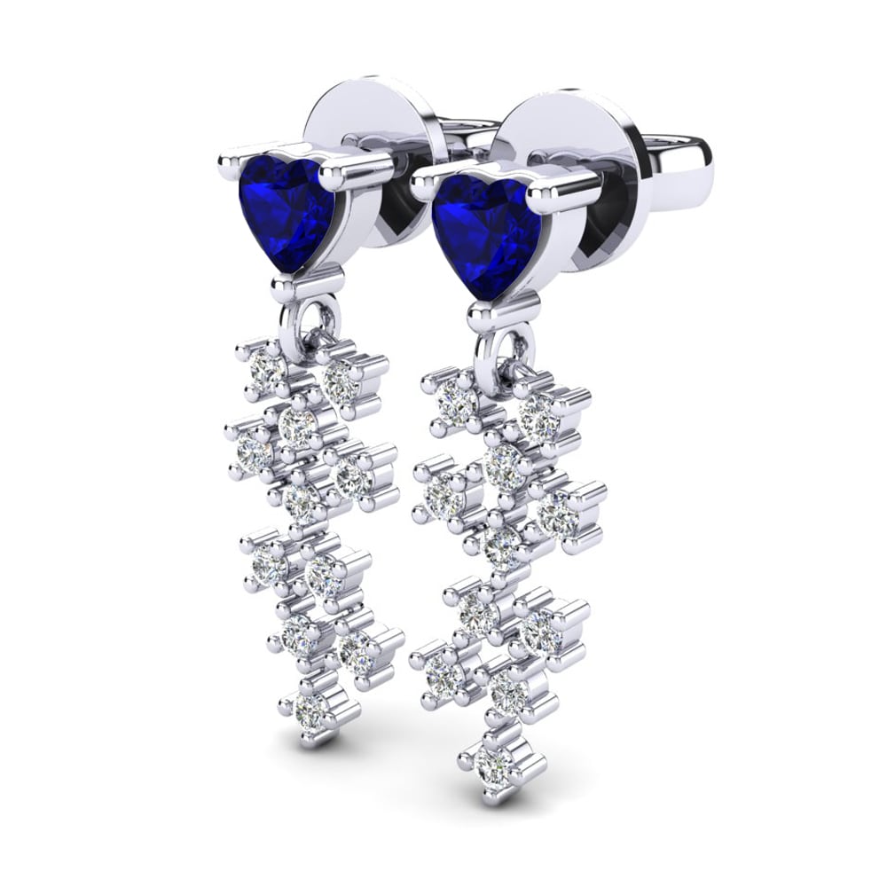 Dark Blue Zirconia Women's Earring Addolorata