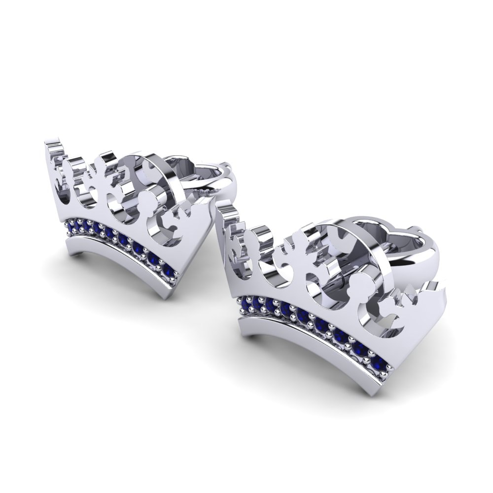Dark Blue Zirconia Women's Earring Arta