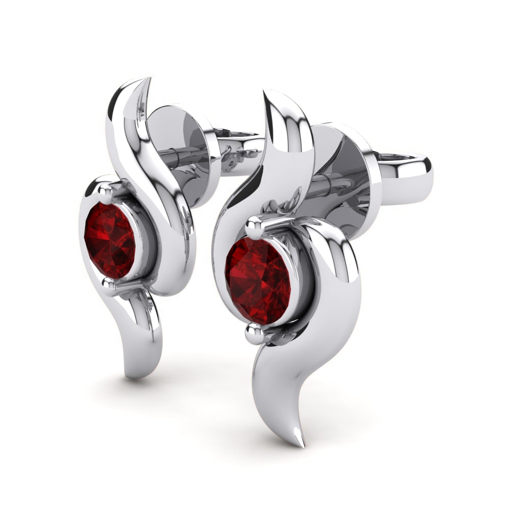 Red Zirconia Women's Earring Candida