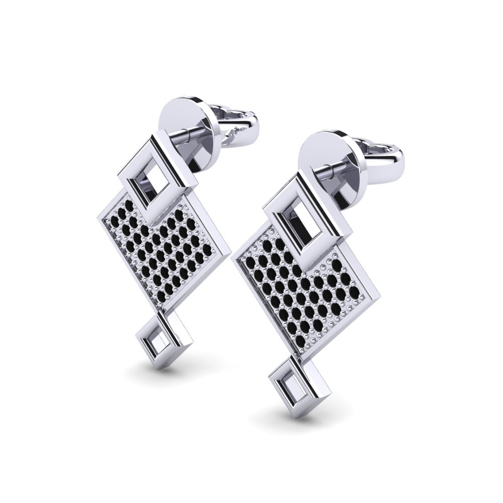 Black Sapphire Women's Earring Carresy