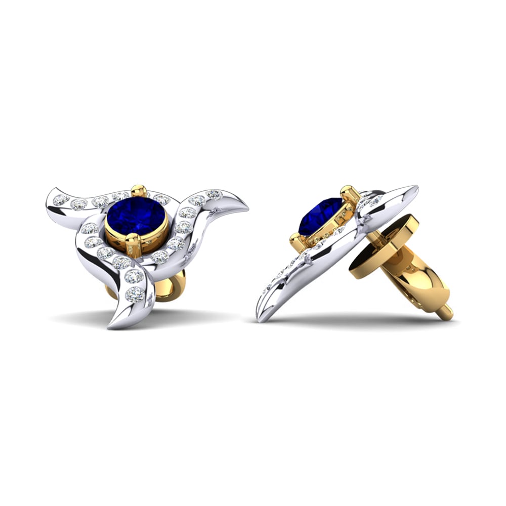 Dark Blue Zirconia Women's Earring Clementina