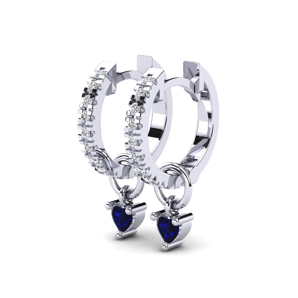 Dark Blue Zirconia Women's Earring Fiamma