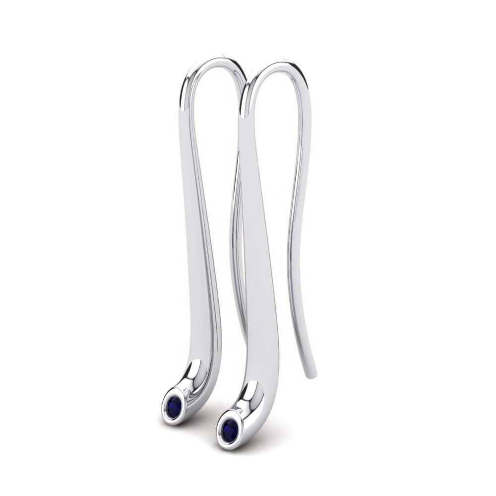 Dark Blue Zirconia Women's Earring Hadassah