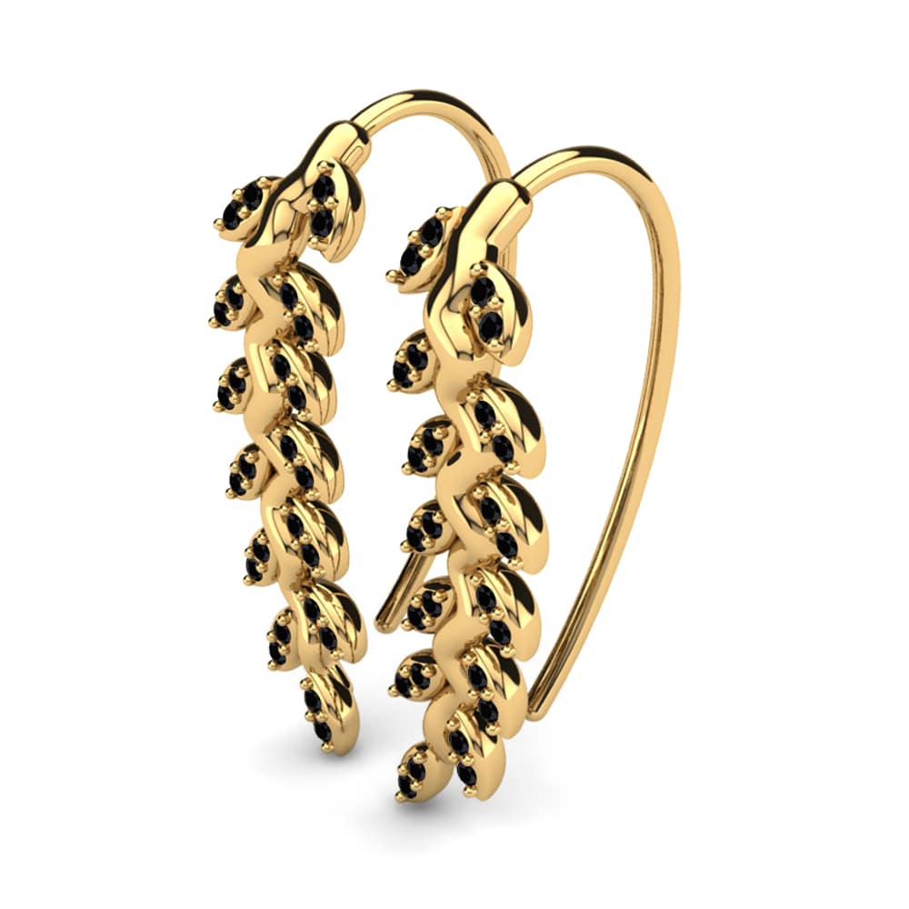 Black Sapphire Women's Earring Leopolda