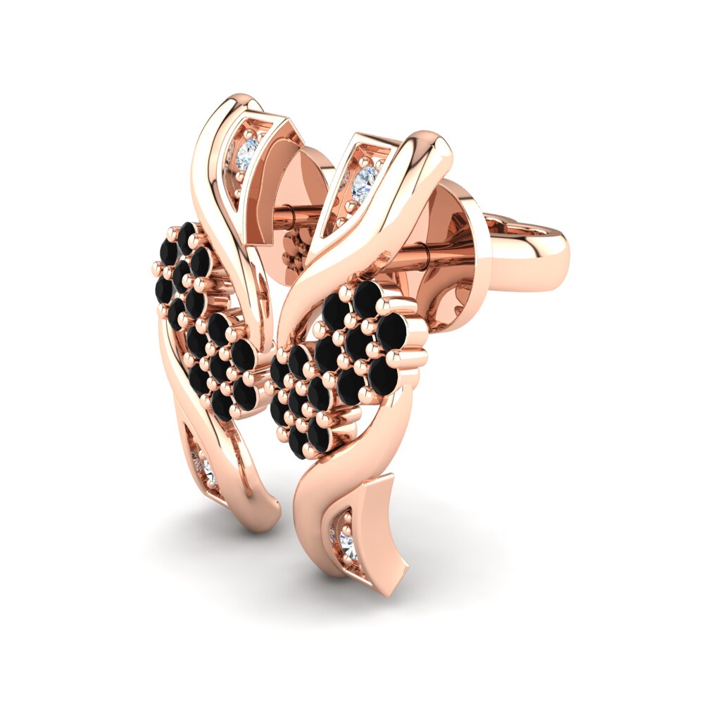 Black Sapphire Women's Earring Polichni