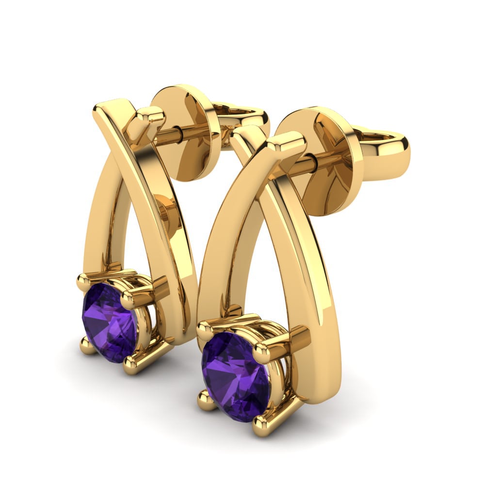 Amethyst Women's Earring Sandra