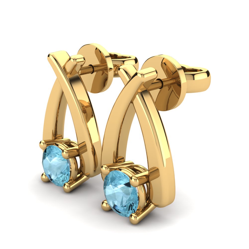 Aquamarine Women's Earring Sandra