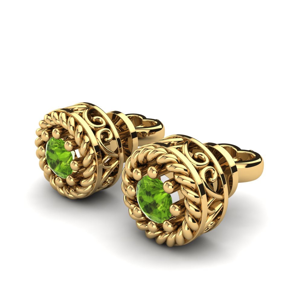 Peridot Damen ohrring Tamiko