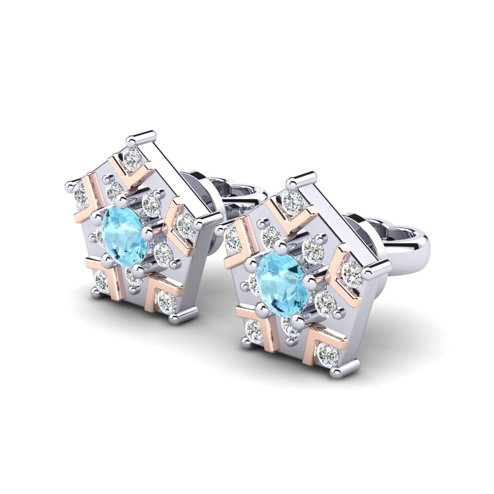 Aquamarine Women's Earring Tiberia