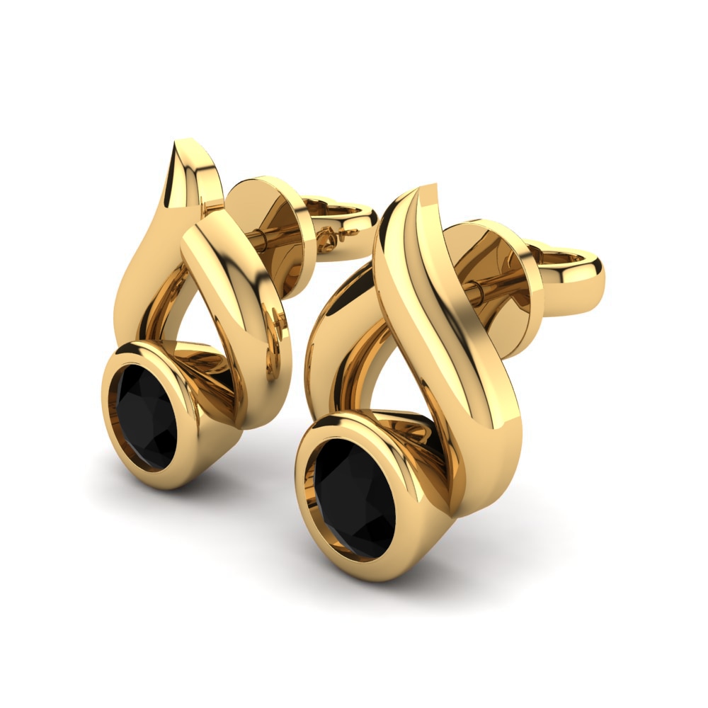 Black Sapphire Earring Zyon