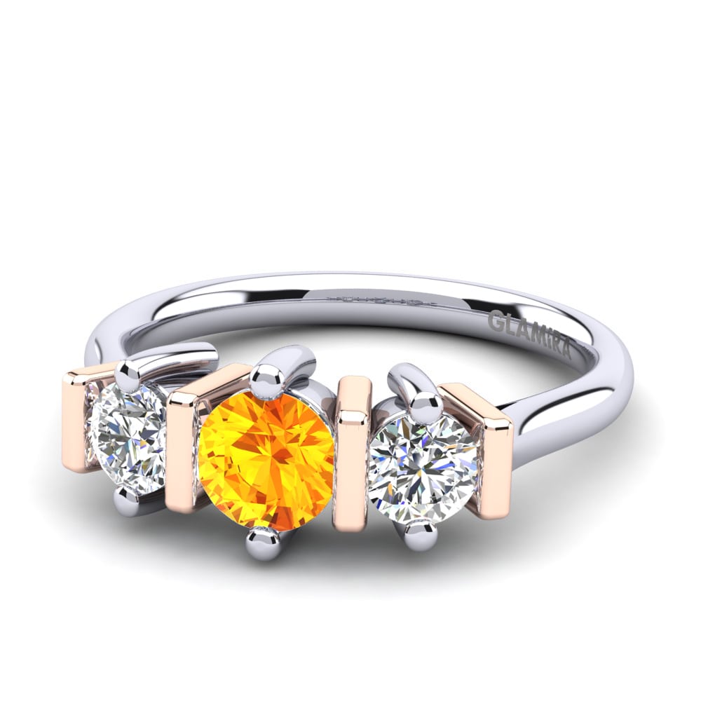 Citrine Engagement Ring Dorina