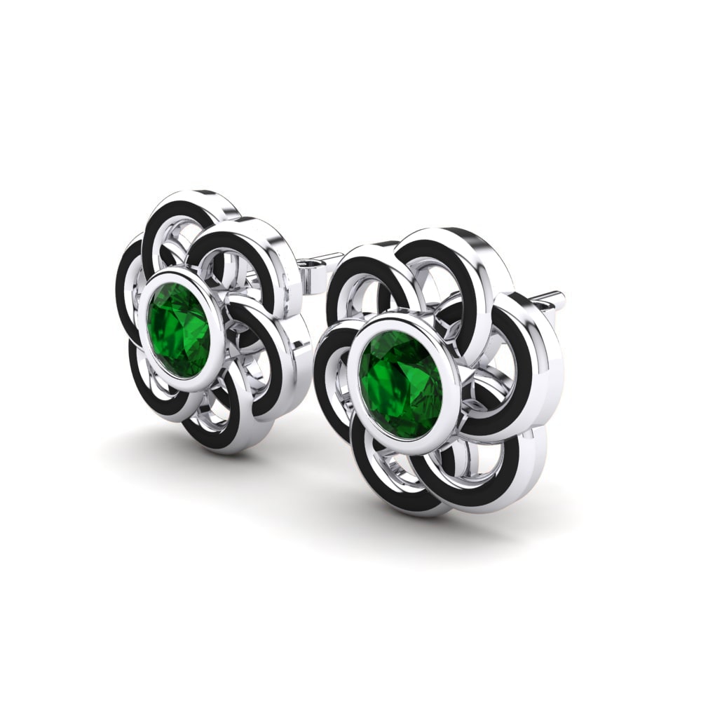Circonita Verde Pendiente de mujer Duhter