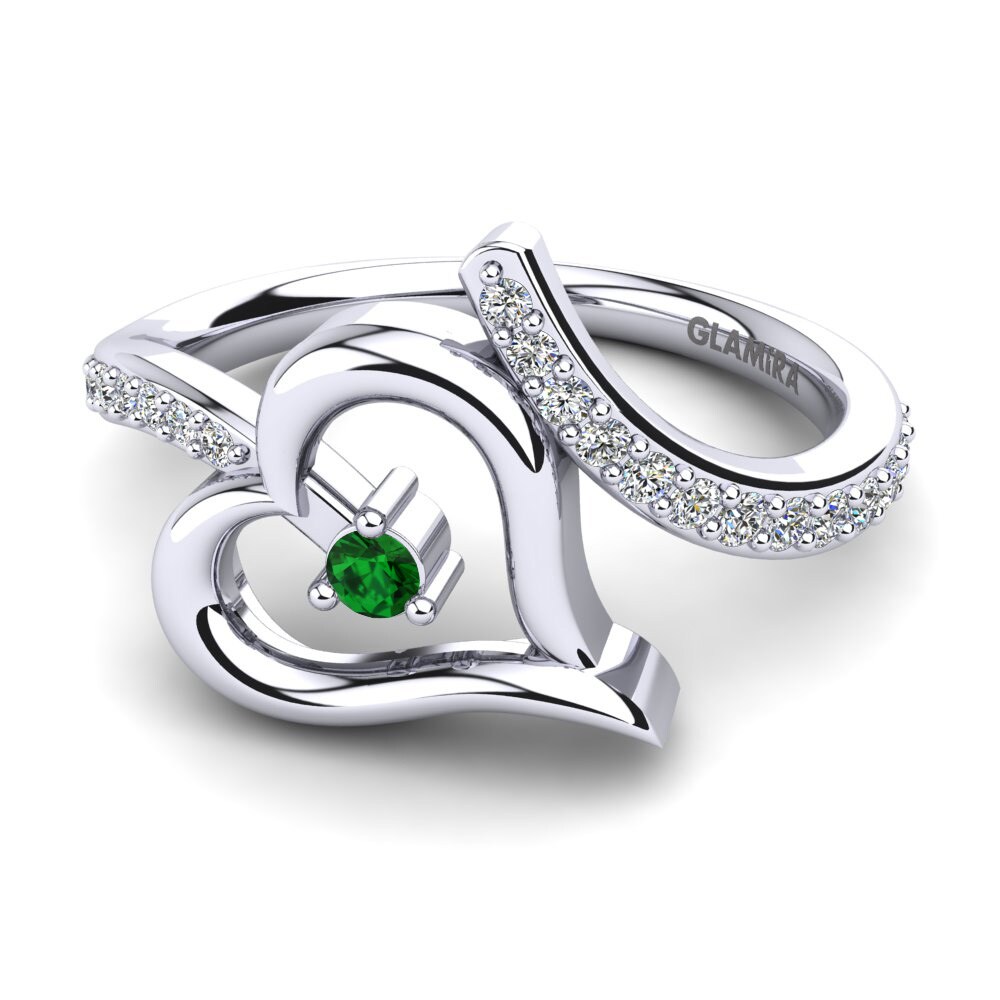 Zircone Verde Anello Dyanna