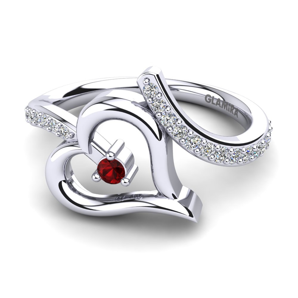 Circonita Roja Anillo Dyanna