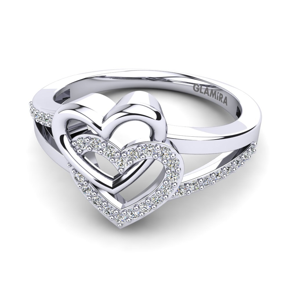 White sapphire Ring Dylis