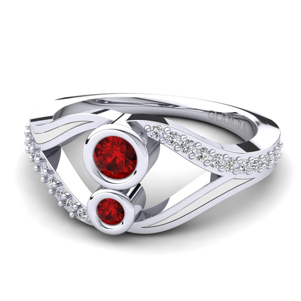 Circonita Roja Anillo Annalisa