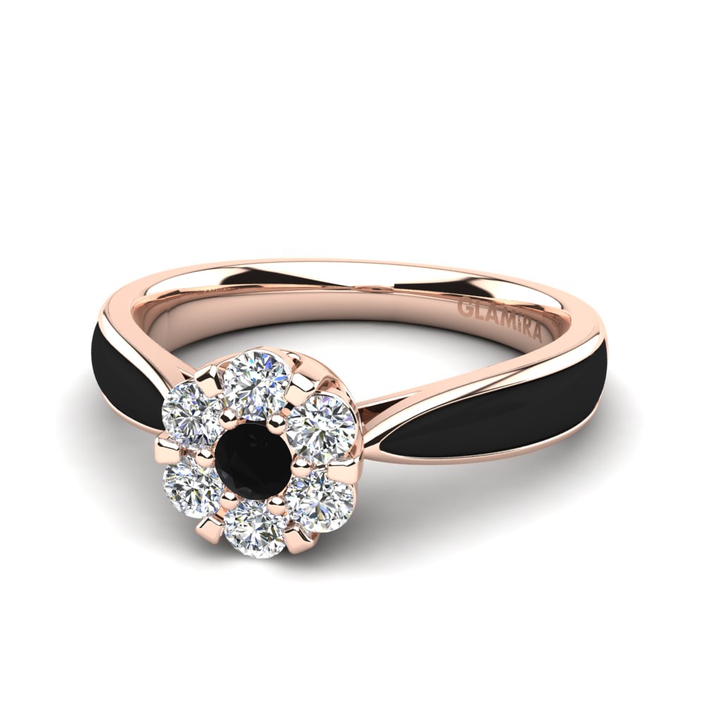 Black Sapphire Ring Giordana