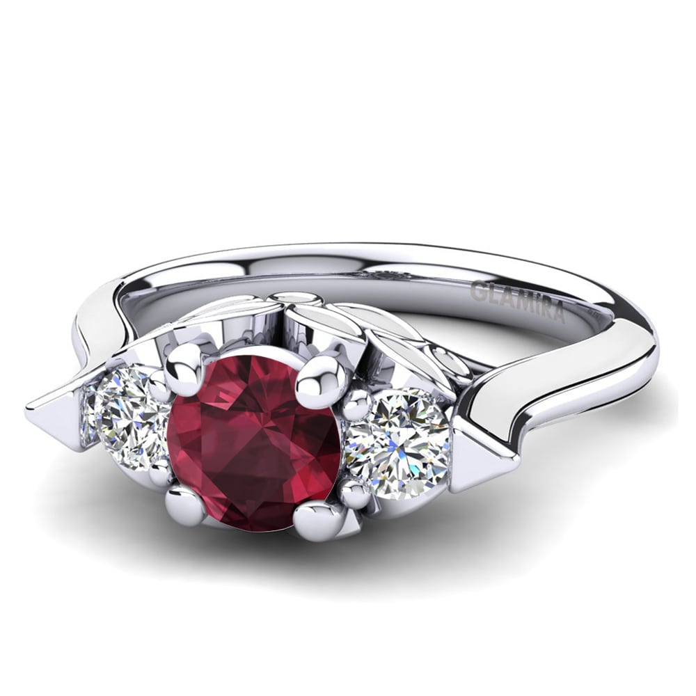 Garnet Engagement Ring Guendalina