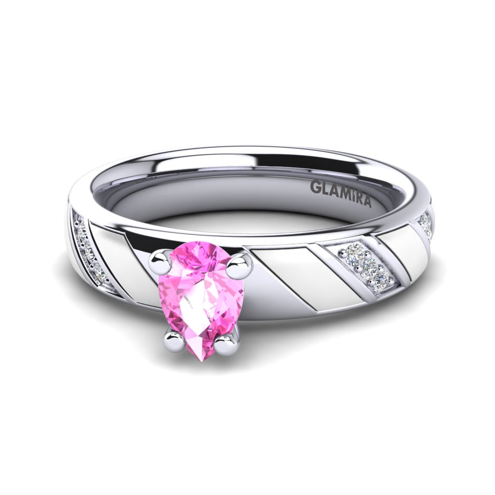 Pink Tourmaline Engagement Ring Lucilla