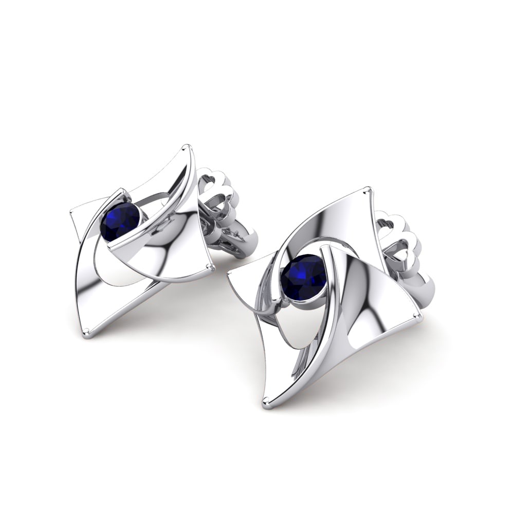 Dark Blue Zirconia Women's Earring Vivienne