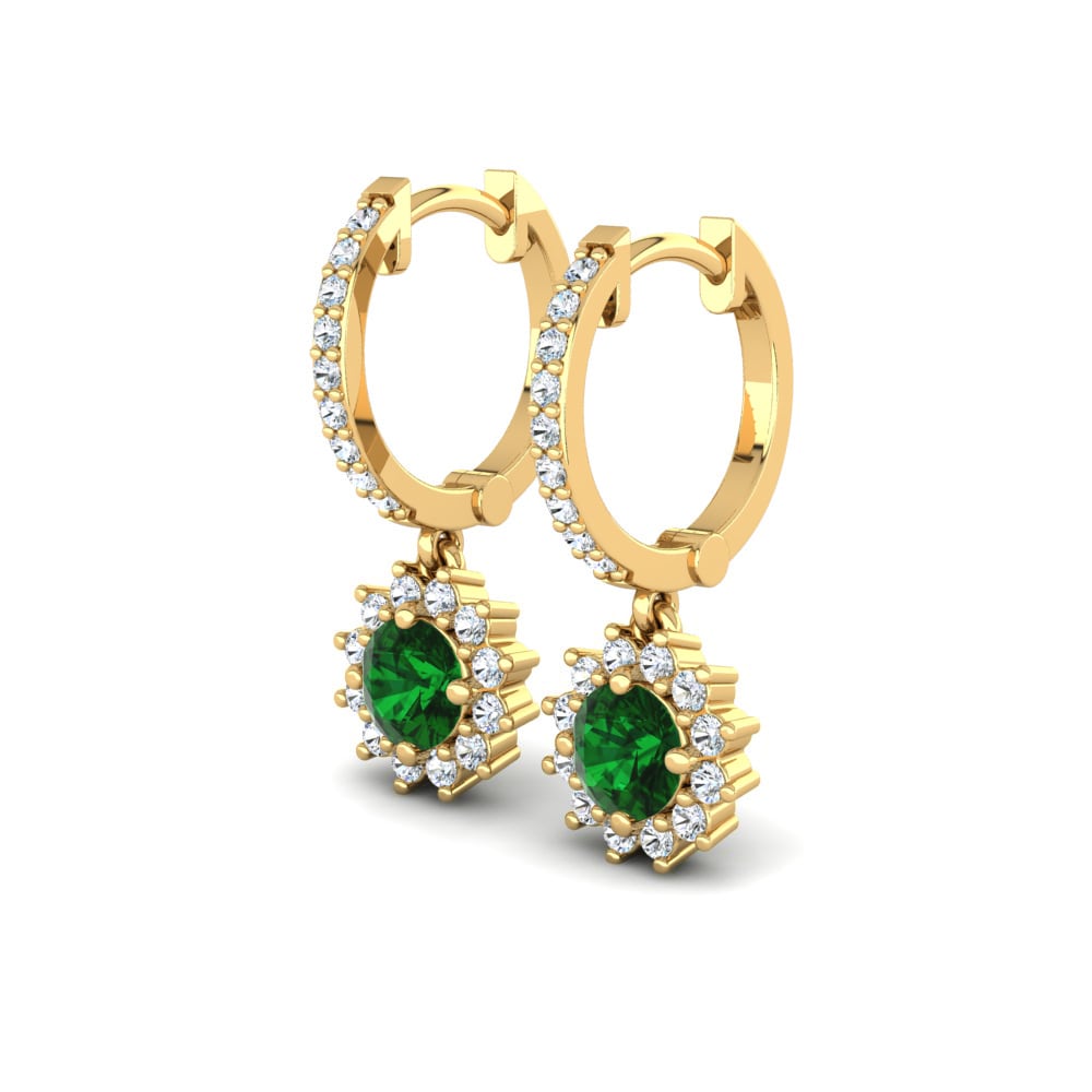 Circonita Verde Pendiente de mujer Lucille