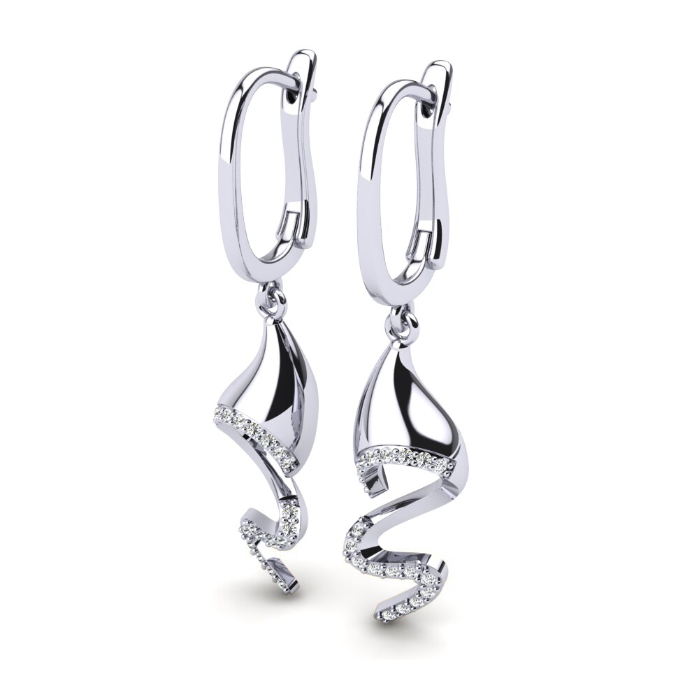 Moissanit Damen ohrring Kaylee