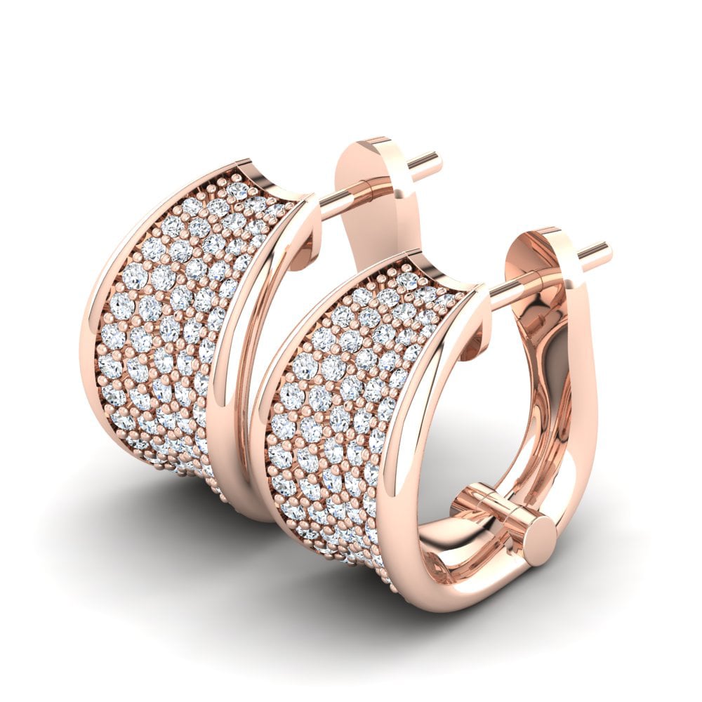 18ct Rose Gold Lab Grown Diamond Women's Earring Taylor