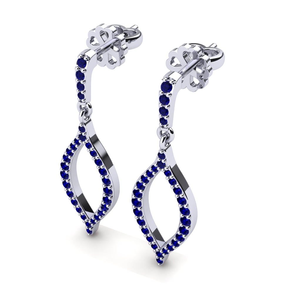 Dark Blue Zirconia Women's Earring Kimberly