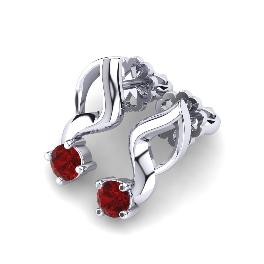 Red Zirconia Women's Earring Paolina