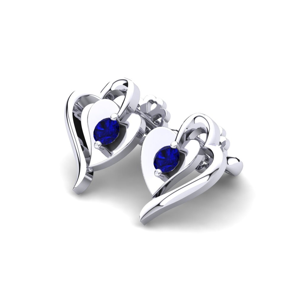Dark Blue Zirconia Women's Earring Silvana