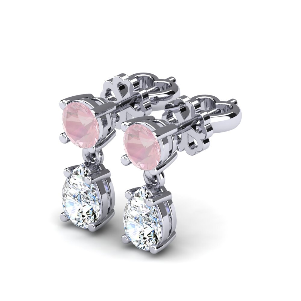Rose Quartz Women's Earring Rossella