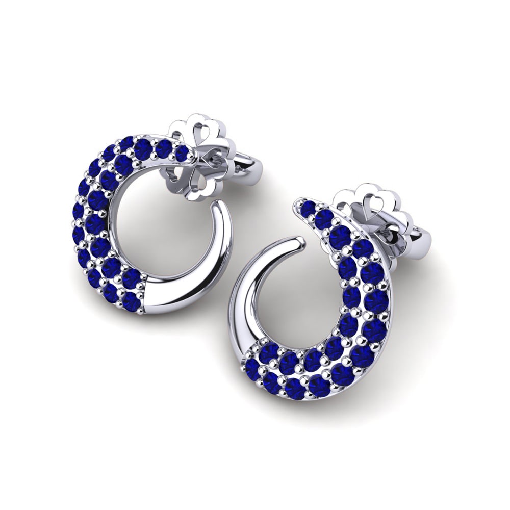 Dark Blue Zirconia Women's Earring Rosaria