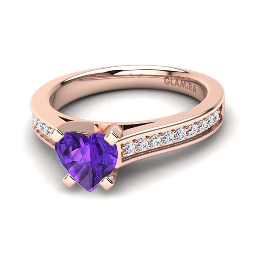 Amatista Anillo de compromiso Egista