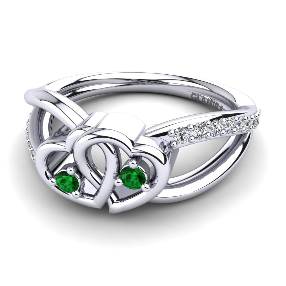 Zircone Verde Anello Ellamay