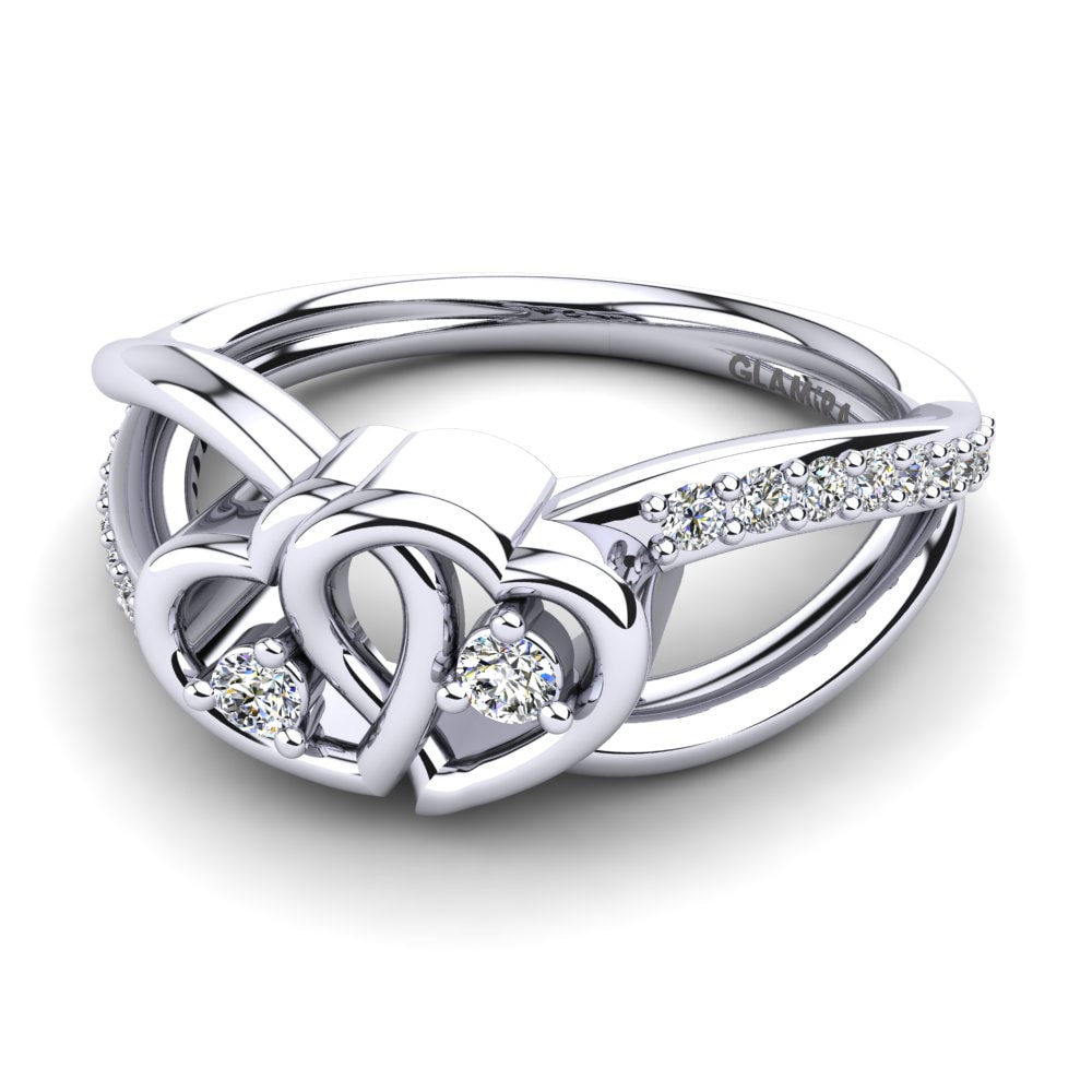 Diamante cultivado en laboratorio Anillo Ellamay