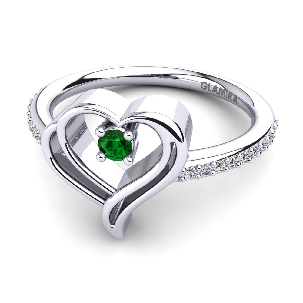 Zircone Verde Anello Ellane