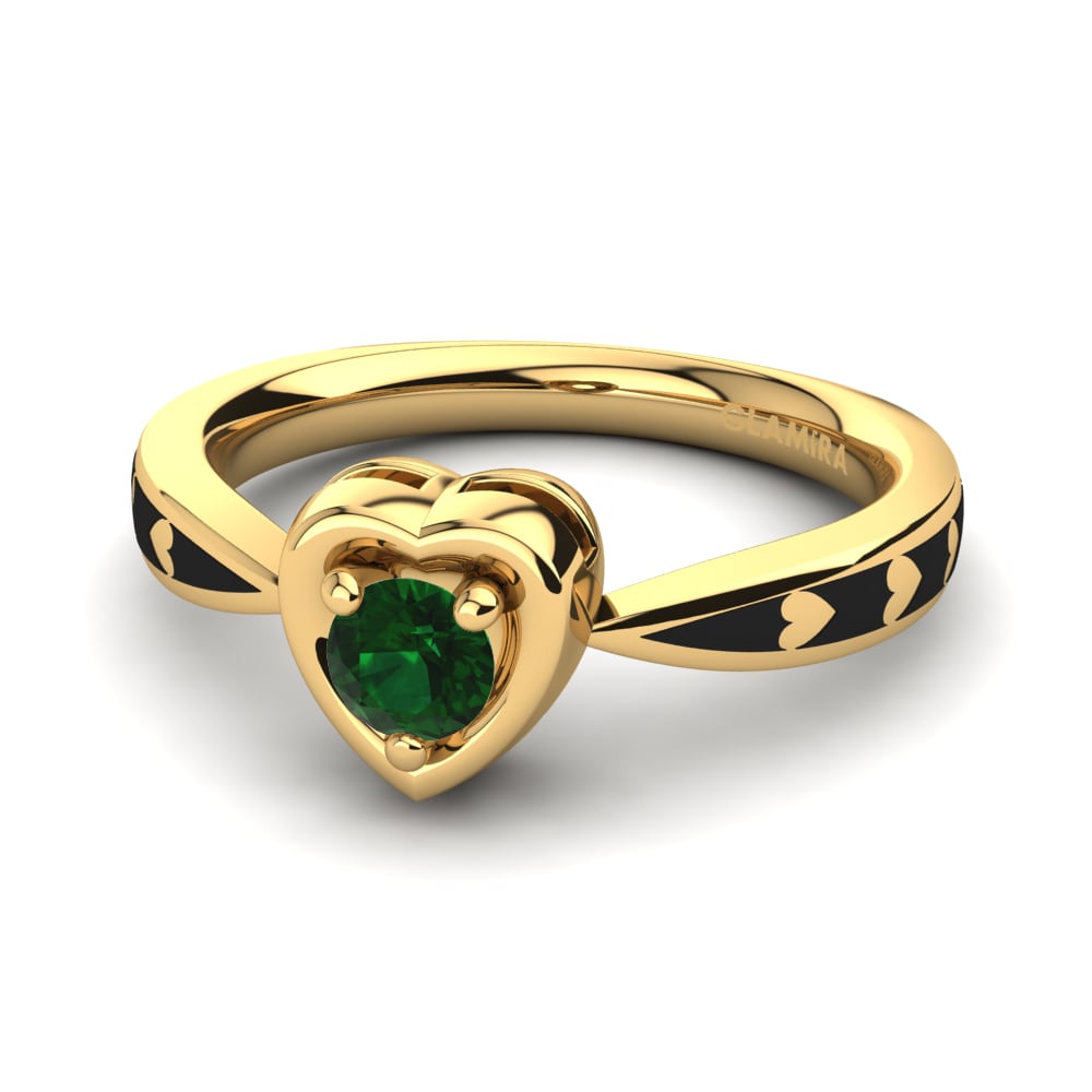 Green Zirconia Ring Eugenia