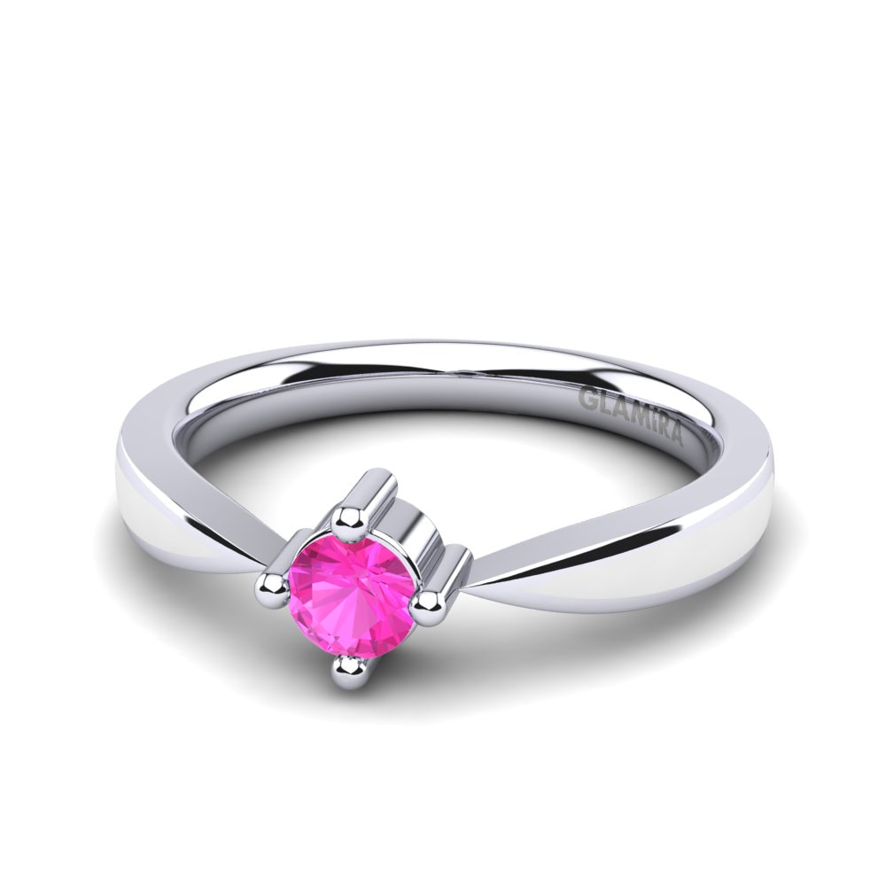 Pink Tourmaline Engagement Ring Eusebia