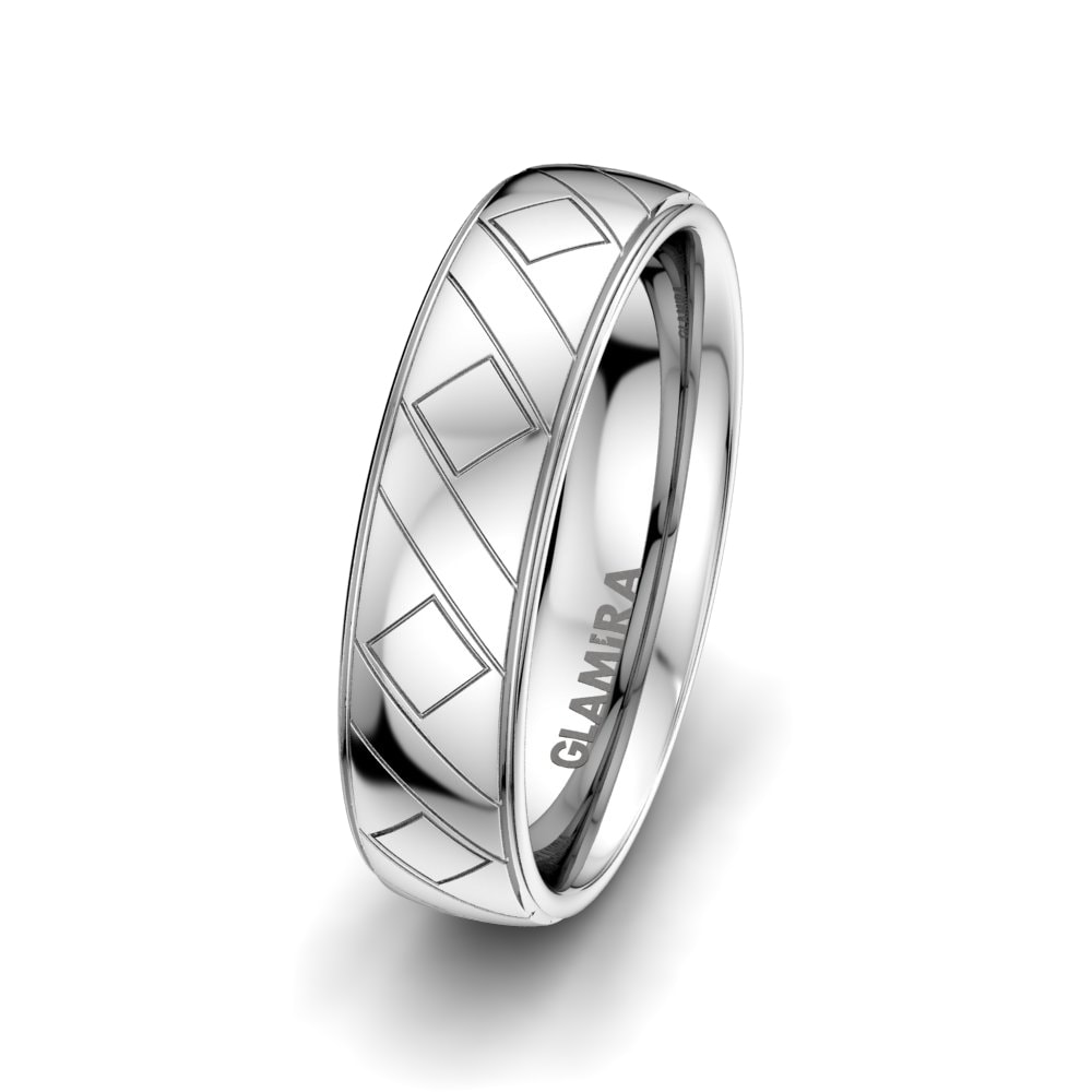 Anillo Boda Hombre Fantastic Core 6 mm Platino 950